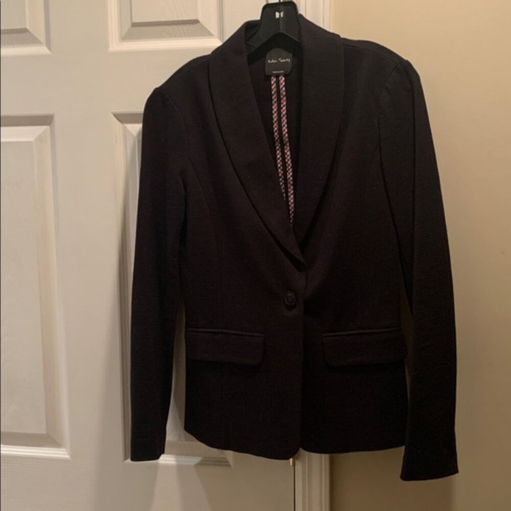Eden Society Black Jacket with Plaid Lining